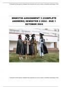 MNM3709 Assignment 3 (COMPLETE ANSWERS) Semester 2 2024 - DUE 1 October 2024 ; 100% TRUSTED Complete, trusted solutions and explanations.