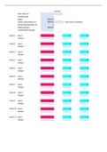 automatische rekensheet voor binaire berekening