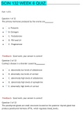 SCIN 132 WEEK 6 QUIZ. | Best for 2022 Exam Revision |