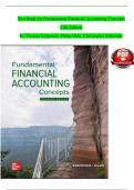 Test Bank for Fundamental Financial Accounting Concepts  11th Edition  by Thomas Edmonds, Philip Olds, Christopher Edmonds