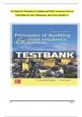 Test Bank for -Principles of Auditing and Other Assurance Services 22nd Edition by Ray Whittington, Kurt Pany,newest version 2024|25 A+