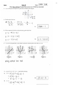 Business Calculus Quiz #1