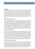 MNO2606 Assignment 4 (COMPLETE ANSWERS) Semester 2 2024 - DUE 23 September 2024 Course Managing Organisational Safety Culture (MNO2606) Institution University Of South Africa (Unisa) Book Managing Organisational Safety Culture