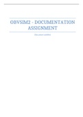 OBVsim2 - Documentation Assignment