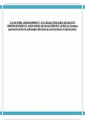 C430 PRE-ASSESSMENT- PA HEALTHCARE QUALITY IMPROVEMENT AND RISK MANAGEMENT (PKLC) Status passed in first attempt Western Governors University