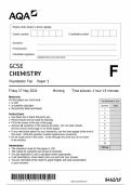 AQA GCSE CHEMISTRY Foundation Tier Paper 1 8462 1F-QP-Chemistry-G-17May24