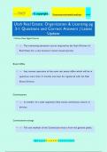 Utah Real Estate: Organization & Licensing pg  3-1 Questions and Correct Answers | Latest  Update