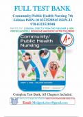 Test Bank For Community Public Health Nursing 7th Edition by Mary A. Nies, Melanie McEwen chapter 1-34 | Complete Guide Newest Version 2023