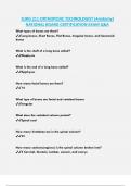 SURG 211 ORTHOPEDIC TECHNOLOGIST (Anatomy)  NATIONAL BOARD CERTIFICATION EXAM Q&A 