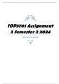 IOP3701 Assignment 2 Semester 2 2024