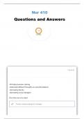 NUR 410 EXAM 4 NOTES 2.0 QUESTIONS AND ANSWERS