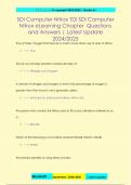 SDI Computer Nitrox TDI SDI Computer  Nitrox eLearning Chapter Questions  and Answers | Latest Update  2024/2025