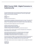 WGU Course C840 - Digital Forensics in Cybersecurity 2021/2022