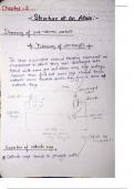 Handwritten Class notes Chemistry Atomic structure 