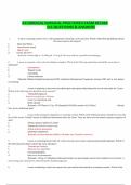 ATI MEDICAL SURGICAL PROCTORED EXAM RETAKE 111 QUESTIONS & ANSWERS  