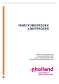 beroepsproduct marktonderzoek koopproces OE4a