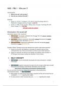 Class notes Human & Society (HUM-ACC106) - Social Psychology