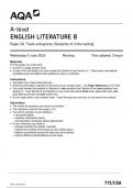 AQA A-level ENGLISH LITERATURE B Paper 2A Texts and genres: Elements of crime writing 7717/2A June 2024