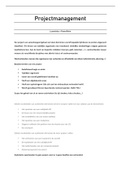 Projectmanagement - complete samenvatting + lesnotities