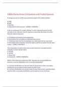  FINRA Practice Exam 218 Questions with Verified Answers,100% CORRECT