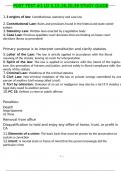 POST TEST #1 LD 5,15,16,20,39 STUDY GUIDE