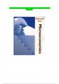 Test Bank for Microeconomics 16th Edition by Campbell McConnell 