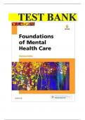 Test Bank - Morrison-Valfre’s Foundations of Mental Health Care in Canada, 1st Edition (Boris Bard-2022), Newest Edition 100% PASS