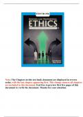 Test Bank for Business and Professional Ethics, 9th Edition by Leonard J. Brooks