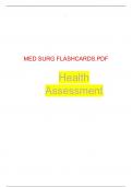 HEALTH ASSESSMENT