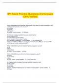  SPI Board Practice Questions And Answers 100% Verified.