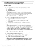 NURSING PNN101Chapter 09: Drug Therapy for Central Nervous System Problems Visovsky: Introduction to Clinical Pharmacology, 9th Edition