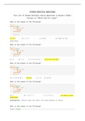 PYTHON PRACTICE QUESTIONS This set of Python Multiple Choice Questions & Answers (MCQs) focuses on “While and For Loops”. What is the output of the following? i = 1 while True:  if i%3 == 0:  break  print(i)  i += 1 a) 1 2 b) 1 2 3 c) error d) none of the