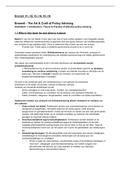 Samenvatting  Bromell - The Art and Craft of Policy Advising, ISBN: 9783319849164  Management Consultancy & Policy Advice (FSWBC3-080)