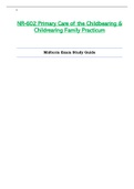 Midterm Exam Study Guide - NR602 / NR-602 / NR 602 (Latest) : Primary Care of the Childbearing and Childrearing Family Practicum - Chamberlain