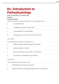 Introduction to Pathophysiology test bank patho 5th edition
