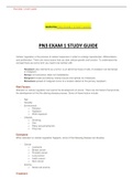  NUR2790PN3 EXAM 1 STUDY GUIDE DEEPLY ELABORATED