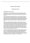 Module 23: Concept of Cognition Case Study: Parts 1, 2, and 3 Victor Wallace is a 74-year-old Caucasian male. Case Study.