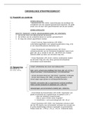 STAPPENSCHEMA/ samenvatting met tijdlijn Strafprocesrecht (week 1-11) met arresten en wetsartikelen