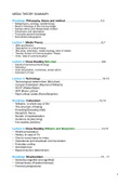 Media Theory all lectures + roadmaps with index 