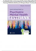 TestBank For Davis Advantage for Psychiatric Mental Health Nursing10thEditionByKarynI.Mor3gan;MaryC.Townsend