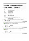 NURS-6512N-34,Advanced Health Assessment Final Exam - Week 11