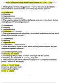 Test bank for pharmacology and the nursing process 10th edition by linda lilley all chapters (1 - 58) 2023 complete questions and answers a+