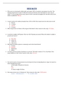 HESI MATH EXAM QUESTIONS AND ANSWERS