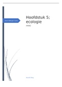 Joop's Biologie-3 serie ecologie; Biologie voor jou MAX 4 vwo lob B H5