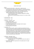 BIOL 36019 / OB HESI STUDY GUIDE LATEST