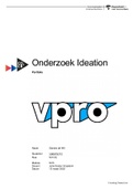 Creative Business: Onderzoek: Ideation verslag (M15) Cijfer 8.5