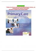 TEST BAST FOR: Primary Care The Art And Science Of Advanced Practice Nursing – An Interprofessional Approach Sixth Edition By Debera J. Dunphy, Lynne M Latest Update.