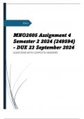 MNO2605 Assignment 4 Semester 2 2024 (249594) - DUE 23 September 2024