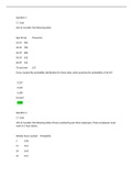 MATH 221 Statistics for Decision-Making Week 5 quiz with all correct answers. 100% COMPLETE SOLUTION