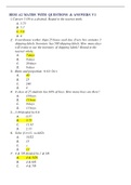 HESI A2 MATHS WITH QUESTIONS & ANSWERS V1